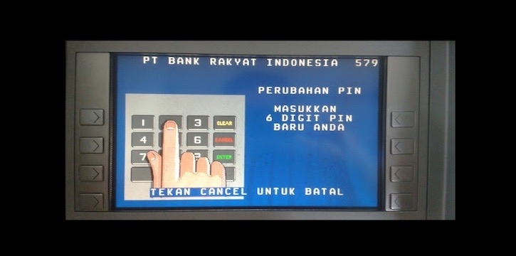 Buat dan masukkan 6 digit PIN untuk SMS Banking